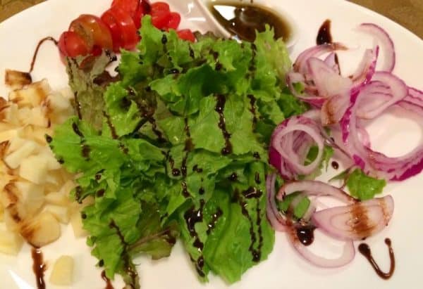 Entrada...Uma deliciosa salada...