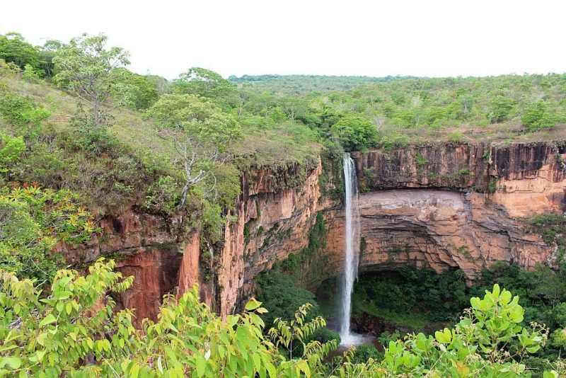 Cachoeira Véu de Noiva Chapada dos Guimarães