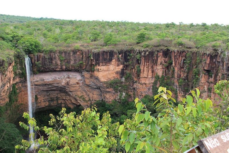 Cachoeira Véu de Noiva Chapada dos Guimarães