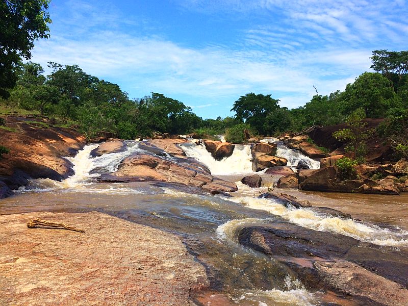 Cachoeira dos Adautos em Orizona