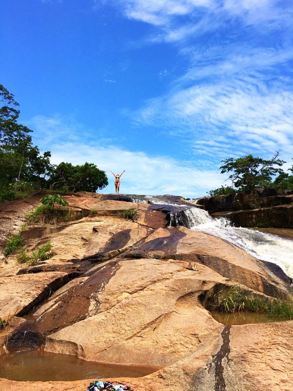 Cachoeira dos Adautos em Orizona