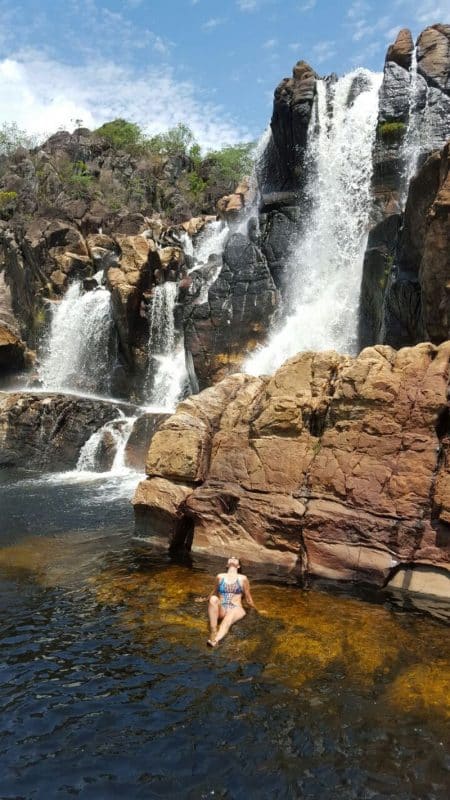 Águas termais do Morro Vermelho Chapada dos Veadeiros 3