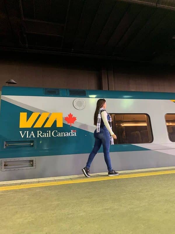 viajar de trem no canada via rail