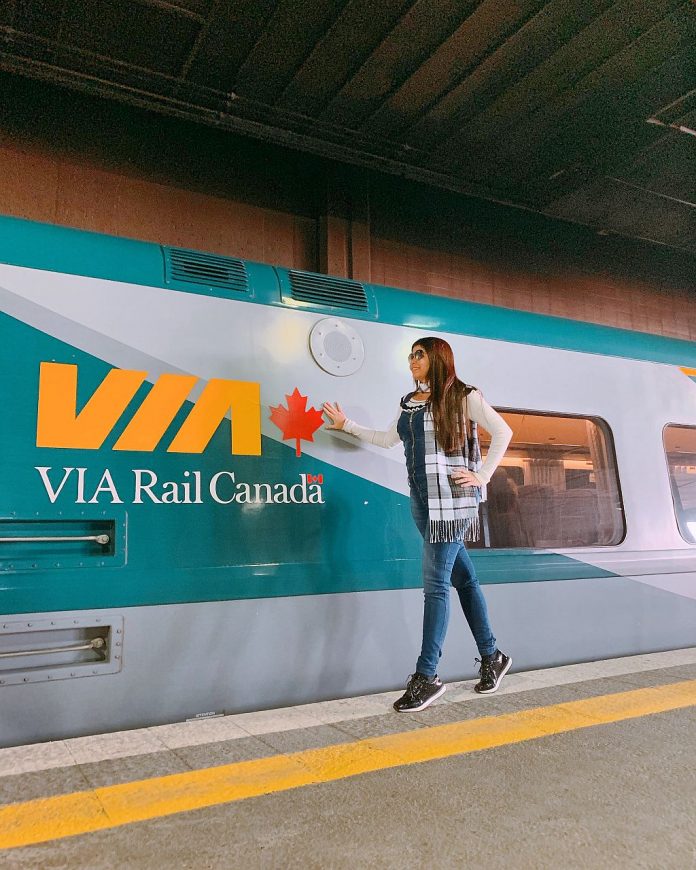 viajar de trem no cada com a via rail